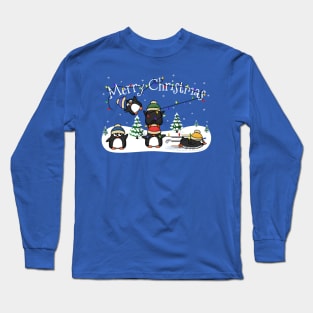 Christmas Penguins Long Sleeve T-Shirt